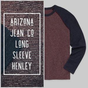 Arizona Jean Co Little/Big Kid Long Sleeve Henley
